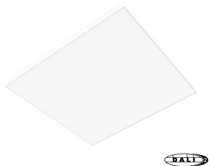 Pragmalux LED Paneel 60x60cm Essence G3 34W 3000K-6000K 3-CCT 4250-4350lm UGR<19 +Philips DALI2 Push-dim driver (4x14W)