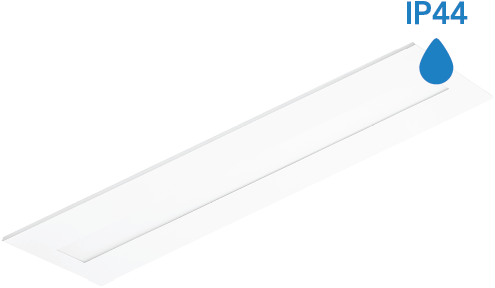 Pragmalux LED Paneel Flexcore IP44 30x120cm 26-39W 3600-5500lm 3000K-3500K-4000K 3CCT CRI >90 UGR<19 wit RAL9003 +Philips DALI driver