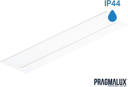 Pragmalux LED Paneel Flexcore IP44 30x120cm 26-39W 3600-5500lm 3000K-3500K-4000K 3CCT CRI >90 UGR<19 wit RAL9003 +driver