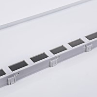 Pragmalux LED Inlegarmatuur Modul 30x120cm 26-30W 3500-4200lm 3000K-4000K 2CCT UGR<16 wit RAL9003 +driver incl. 3P Aansluitsnoer-3