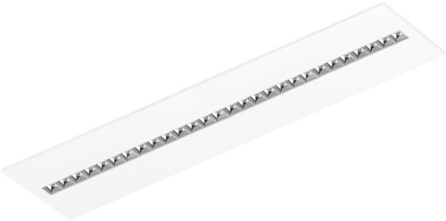 Pragmalux LED Paneel Optic hoogglans reflector 30x120cm 26-36W 3600-4800lm 3000K-3500K-4000K 3CCT CRI>90 UGR<16 wit RAL9003 + Philips driver
