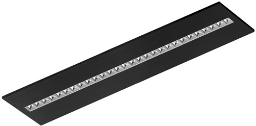 Pragmalux LED Paneel Optic hoogglans reflector 30x120cm 26-36W 3600-4800lm 3000K-3500K-4000K 3CCT CRI>90 UGR<16 zwart RAL9005 + Philips driver