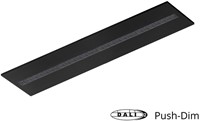 Pragmalux LED Paneel Optic transparant reflector 30x120cm 36W 4400-4800lm 3000K-3500K-4000K 3CCT CRI>90 UGR<16 zwart RAL9005 + Philips DALI driver
