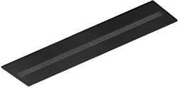 Pragmalux LED Paneel Optic transparant reflector 30x120cm 26-36W 3600-4800lm 3000K-3500K-4000K 3CCT CRI>90 UGR<16 zwart RAL9005 + Philips driver