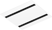 Pragmalux LED Paneel Optic zwarte reflector 60x60cm 26-36W 3200-4400lm 3000K-3500K-4000K 3CCT CRI>90 UGR<16 wit RAL9003 + Philips driver