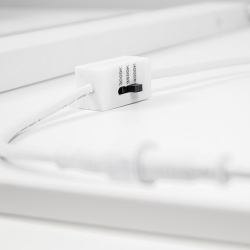 Pragmalux LED Paneel Optic matte reflector 30x120cm 36W 4350-4750lm 3000K-3500K-4000K 3CCT CRI>90 UGR<16 wit RAL9003 + Philips DALI driver-5