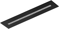 Pragmalux LED Bandrasterarmatuur Optic hoogglans reflector 30x150cm 26-36W 3600-4800lm 3000K-3500K-4000K 3CCT CRI>90 UGR<16 zwart RAL9005 + Philips driver + plenum