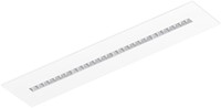 Pragmalux LED Bandrasterarmatuur Optic matte reflector 30x150cm 3cct cri90 ugr16 wit ral9003+plenum