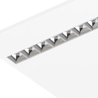 Pragmalux LED Paneel Optic hoogglans reflector 30x120cm 26-36W 3600-4800lm 3000K-3500K-4000K 3CCT CRI>90 UGR<16 wit RAL9003 + Philips driver-1