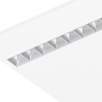 Pragmalux LED Paneel Optic matte reflector 30x120cm 36W 4350-4750lm 3000K-3500K-4000K 3CCT CRI>90 UGR<16 wit RAL9003 + Philips DALI driver-1