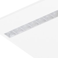 Pragmalux LED Paneel Optic transparant reflector 60x60cm 36W 4400-4800lm 3000K-3500K-4000K 3CCT CRI>90 UGR<16 zwart RAL9005 + Philips DALI driver-1