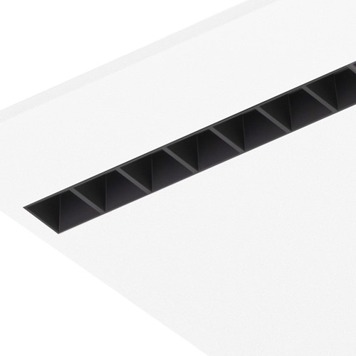 Pragmalux LED Paneel Optic zwarte reflector 60x60cm 36W 4050-4400lm 3000K-3500K-4000K 3CCT CRI>90 UGR<16 zwart RAL9005 + TCI Casambi Driver-1