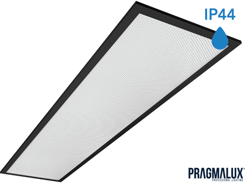 Pragmalux LED Paneel 30x120cm Sigma G2 Zwart IP44 26-38W 3000K-4000K 2-CCT 3500-5100lm UGR<19 +Driver (2x28W)