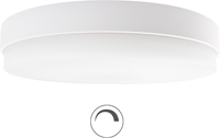 Pragmalux LED Plafonnière / Wandarmatuur Dura-S Wit Ø270 IP64 IK10 4,5-8W 375-775lm 2200K-2700K 2-CCT Fase dimbaar
