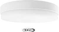 Pragmalux LED Plafonniere / Wandarmatuur Dura-M Wit 340 IP64 IK10 8-18W 950-2300lm 3000K-3500K-4000K 3-CCT + dali