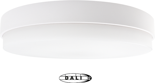 Pragmalux LED Plafonniere / Wandarmatuur Dura-S Wit 270 IP64 IK10 4-9W 375-1000lm 2200K-2700K 2-CCT + dali