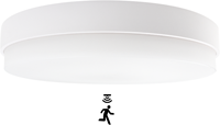 Pragmalux LED Plafonniere / Wandarmatuur Dura-S Wit 270 IP64 IK10 4-9W 375-1000lm 2200K-2700K 2-CCT + bewegingssensor