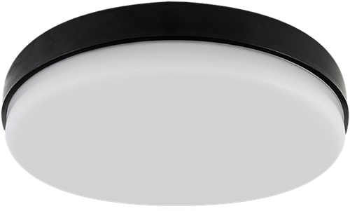 Pragmalux LED Plafonnière / Wandarmatuur Dura-M Zwart Ø340 IP64 IK10 max.18W 2200-2300lm 3000K-3500K-4000K 3-CCT + Casambi PIR sensor-5