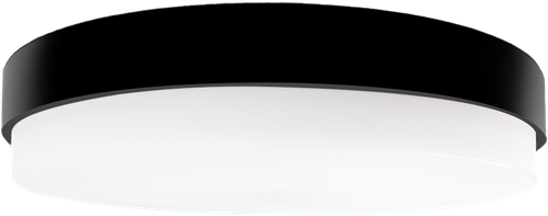 Pragmalux LED Plafonniere / Wandarmatuur Dura-S Zwart 270 IP64 IK10 4-9W 450-1100lm 3000K-3500K-4000K 3-CCT