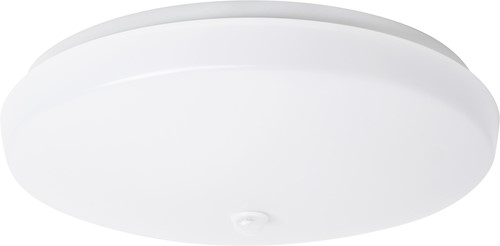 Pragmalux LED Plafonnière / Wandarmatuur Polo G3 IP64 22W 3000K-6000K 3-CCT 1950-2150lm Ø410 (1x32W) +PIR sensor & Noodmodule 3 uur manueel-1