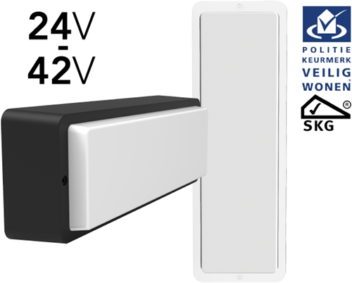 Pragmalux LED Portiek Port-M PKVW IP66 IK10 24-42V AC/DC 2,75-5W 295-570lm 3000K-4000K 2-CCT