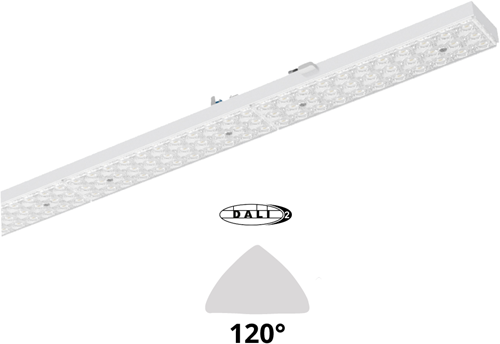 Pragmalux PRX-Line UO LED module 2039mm 110W 16400lm 3000K 120D DALI