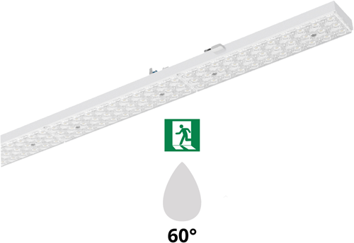 Pragmalux PRX Retroline LED-module ZUMTOBEL ZX2-T5 60-32W 9150-4880lm 6500K 60D noodverlichting 3h 600lm