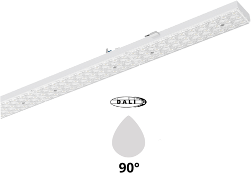 Pragmalux PRX-Line UO LED module 2039mm 110W 17500lm 6500K 90D DALI