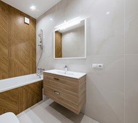 Pragmalux LED Spiegelarmatuur Spigo IP44 IK10 900mm 5-8,5W 480-870lm 2700K-3000K-4000K 3-CCT wit RAL9003 + aanwezigheidssensor-5