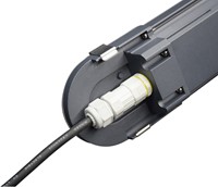 Pragmalux LED TL Waterdicht Armatuur Cyclone HT IP66 120cm 24W 4000K 4000lm Alu+PC 3x2,5mm Doorvoerbedrading (2x36W)-1