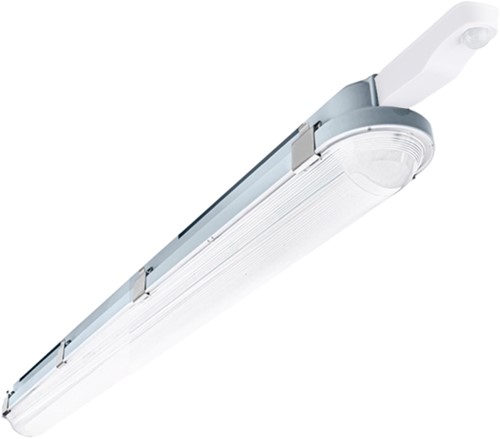 Pragmalux LED TL Waterdicht Armatuur Hermes IP66 60cm 10-18W 3000K-6000K 3-CCT 1250-2300lm 5x2,5mm  (2x18W) + Bewegingssensor PIR