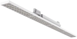 Pragmalux LED 3-Fase Railarmatuur Arda 115x6,5cm Linear Lens 48W 3000K 4657-6575lm 60° wit incl. driver Dip Switch