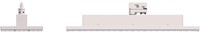 Pragmalux LED 3-Fase Railarmatuur Arda 56x19cm Paneel Lens 50-70W 3000K 7279-10191lm 60° zwart incl. driver Dip Switch-3