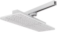 Pragmalux LED 3-Fase Railarmatuur Arda 56x19cm Paneel Lens 50-70W 3000K 7279-10191lm 30° wit incl. driver Dip Switch