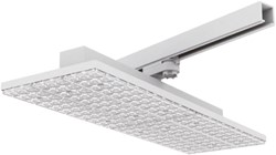 Pragmalux LED 3-Fase Railarmatuur Arda 56x19cm Paneel Lens 50-70W 3000K 7279-10191lm 30° wit incl. driver Dip Switch