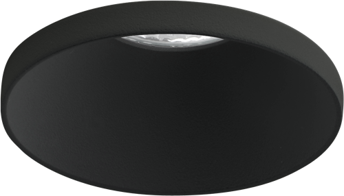Pragmalux LED Inbouwspot Vita IP44 12W 2700K CRI>90 38D 650lm Zwart Ø82 Buitenmaat - Gatmaat Ø75 - Dimbaar