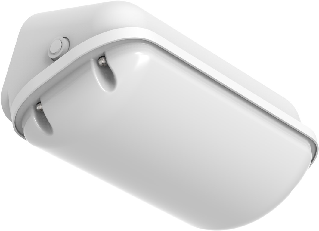 Pragmalux LED-facadelampe Deca IP65 6.5-12W 3000K-4000K 2-CCT 650-1100lm Hvid