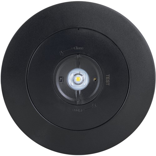 Pragmalux DOT PLUS inbouw Noodverlichting 2,4W 280-330lm 1uur Zelftest zwart-9
