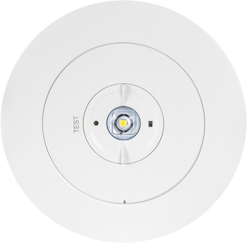 Pragmalux DOT PLUS inbouw Noodverlichting 2,4W 280-330lm 1uur Zelftest wit-9