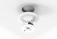 Pragmalux DOT PLUS inbouw Noodverlichting 2,4W 280-330lm 1uur Zelftest zwart-2