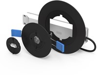 Pragmalux DOT PLUS inbouw Noodverlichting 2,4W 280-330lm 1uur Zelftest zwart