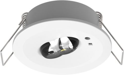 Pragmalux DOT Inbouw Noodverlichting 1W 120-130lm LifePO4 1uur Zelftest Wit-5