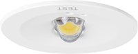 Pragmalux DOT Inbouw Noodverlichting 1W 120-130lm LifePO4 1uur Zelftest Wit