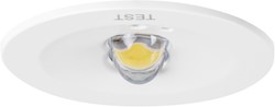 Pragmalux DOT Inbouw Noodverlichting 1W 120-130lm LifePO4 1uur Zelftest Wit