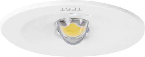 Pragmalux DOT Inbouw Noodverlichting 1W 120-130lm LifePO4 1uur Zelftest Wit