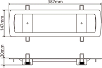 Pragmalux PICTO Inbouwframe Wit-1