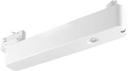 Pragmalux Notra track noodverlichting 4.8W 250lm 6500K LiFePO4 6.4V 1500mAh 1uur zelf en manuele test 2-in-1 wit RAL9003