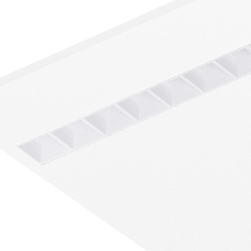 Pragmalux LED Paneel Optic witte reflector 60x60cm 36W 4350-4750lm 3000K-3500K-4000K 3CCT CRI>90 UGR<16 zwart RAL9005 + Philips DALI driver-3