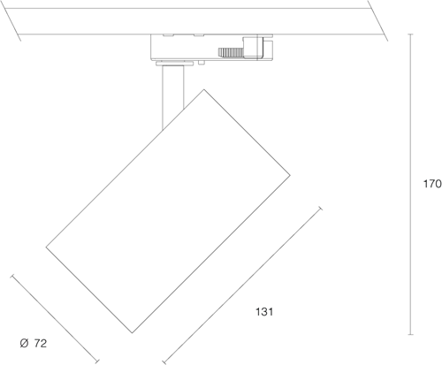 Pragmalux LED 3-Fase Railspot Piccolo 15W 4000K CRI>90 33D 1561lm Wit - Fase Dimbaar-1