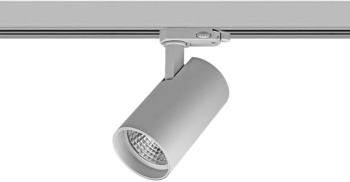 Pragmalux LED 3-Fase Railspot Piccolo 27W 4000K CRI>90 40D 3121lm Grijs - Fase Dimbaar